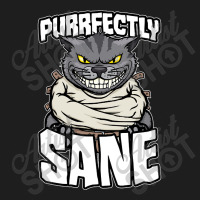 Hot Trend Purrfectly Sane Crazy Cat Lady Funny Mad Cat Lover Halloween Classic T-shirt | Artistshot