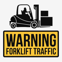 Warning Forklift Traffic Baby Bibs | Artistshot