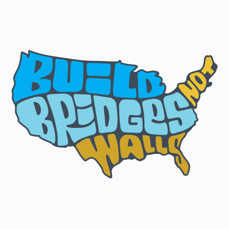 Build Bridges Not Walls   Retro Coffee Mug | Artistshot