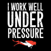 I Work Well Under Pressure V-neck Tee | Artistshot