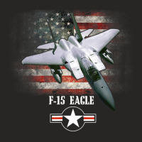 Limited Edition F15 Eagle American Flag Patriotic Usaf Military Ladies Fitted T-shirt | Artistshot