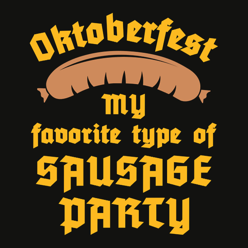 Limited Edition Oktoberfest Shirt - My Favorite Type Of Sausage Party Scorecard Crop Tee by fenderbendable | Artistshot