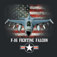 Hot Trend F16 Fighting Falcon American Flag Patriotic Usaf Crewneck Sweatshirt | Artistshot