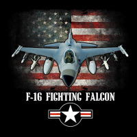 Hot Trend F16 Fighting Falcon American Flag Patriotic Usaf Men's Long Sleeve Pajama Set | Artistshot