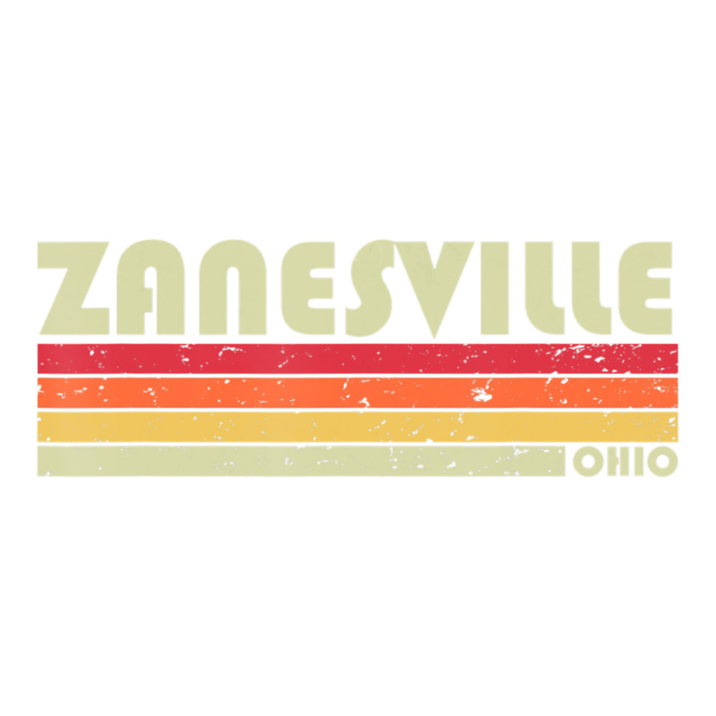 Zanesville Oh Ohio City Home Roots Retro 70s 80s Sticker | Artistshot