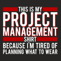 Trending Project Manager - This Is My Project Management Shirt, Becaus Ladies Fitted T-shirt | Artistshot