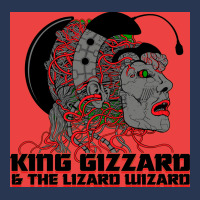 King Gizzard And The Lizard Wizard Usa Amp Canada 2019red Poster Music Men Denim Jacket | Artistshot