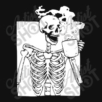 Skeleton Drink Coffee Halloween Graphic T-shirt | Artistshot