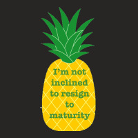 Im Not Inclined To Resign To Maturity  T Tumblr Ladies Fitted T-shirt | Artistshot