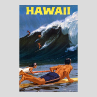 Hawaii Vintage Travel Poster Restored Rb Men's Polo Shirt | Artistshot