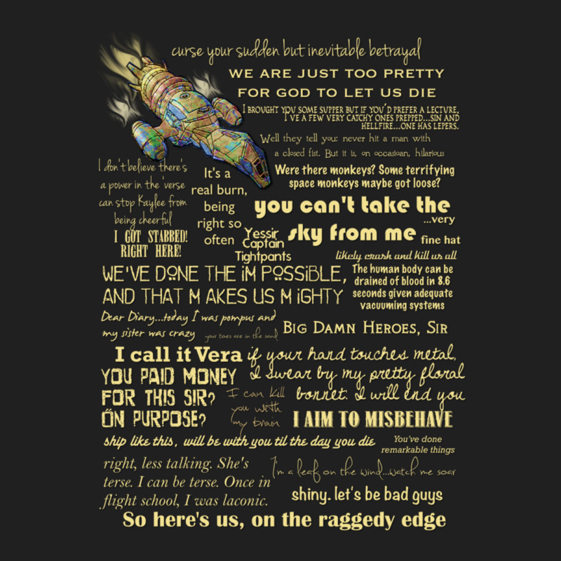 Firefly Quotes Drawstring Bags | Artistshot