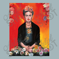 Frida Kahlo Painting Flower Unisex Sherpa-lined Denim Jacket | Artistshot