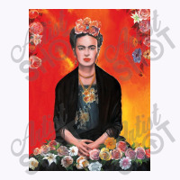 Frida Kahlo Painting Flower Tank Top | Artistshot