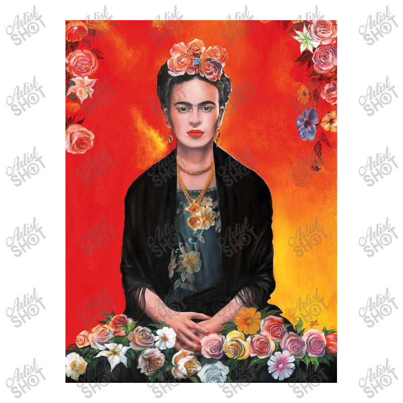 Frida Kahlo Painting Flower Unisex Hoodie by kathryndefra | Artistshot