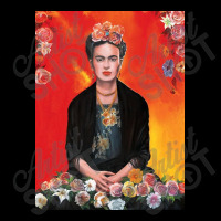 Frida Kahlo Painting Flower Men's Long Sleeve Pajama Set | Artistshot