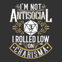 Limited Edition Not Antisocial, Rolled Low Charisma Funny Rpg Loves Dr Baby Bodysuit | Artistshot