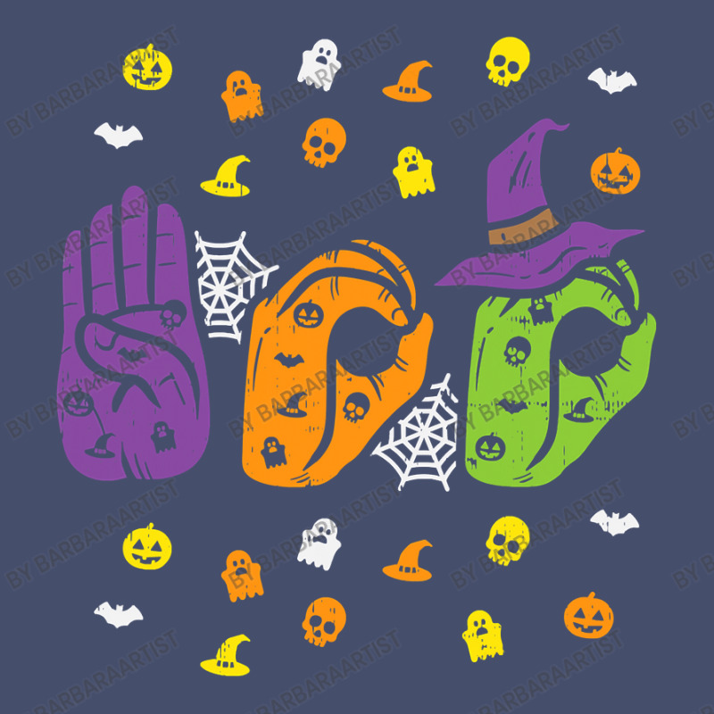 Boo Hands American Sign Language Pride Asl Halloween Vintage Short by BarbaraArtist | Artistshot