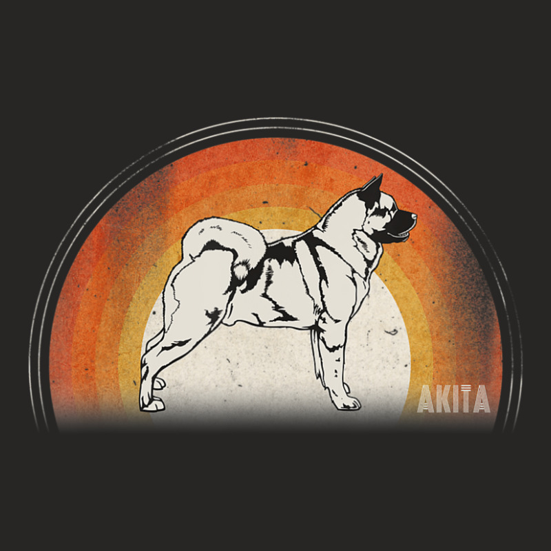 Trending 365 Dog Breed Akita Retro Ladies Fitted T-Shirt by hongquangd | Artistshot