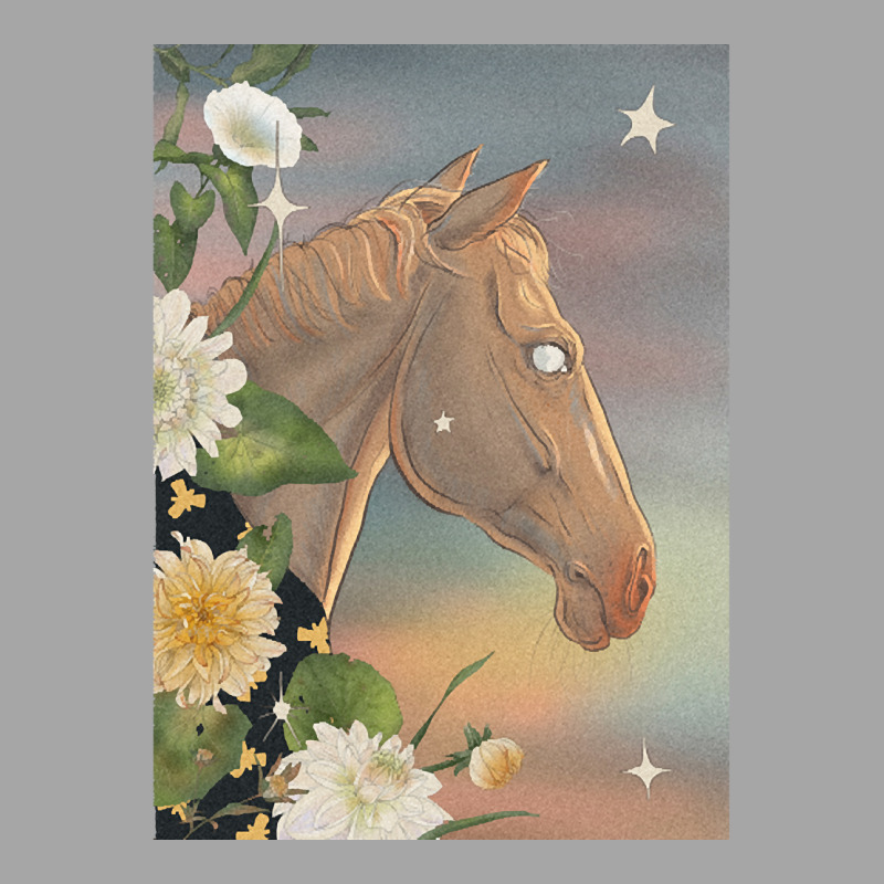 Limited Edition Mythical Horse With Flowers And Stars Toddler Sweatshirt by Milne Charlton | Artistshot