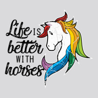 Life Is Better With Horses Equestrian Gift For Women Girls   Nature Gi Women's Triblend Scoop T-shirt | Artistshot