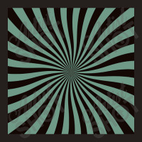 Limited Edition Op-art Sun In Green And Black Tank Top | Artistshot