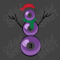 Christmas Billiard Snowman Vintage T-shirt | Artistshot