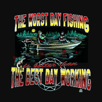 Worst Day Fishing, Best Day Working, Worst Day Fishing, Worst, Day Fis Crop Top | Artistshot