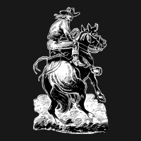 Cowboy Riding Horse Classic Tshirt Stars Flannel Shirt | Artistshot