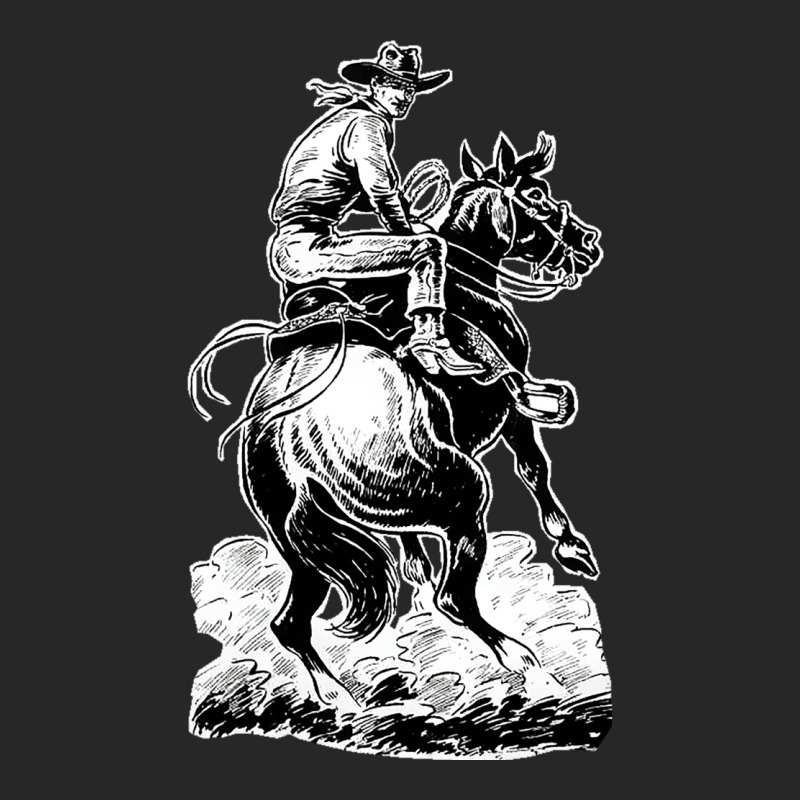 Cowboy Riding Horse Classic Tshirt Stars Men's T-shirt Pajama Set by blumenrubanq | Artistshot