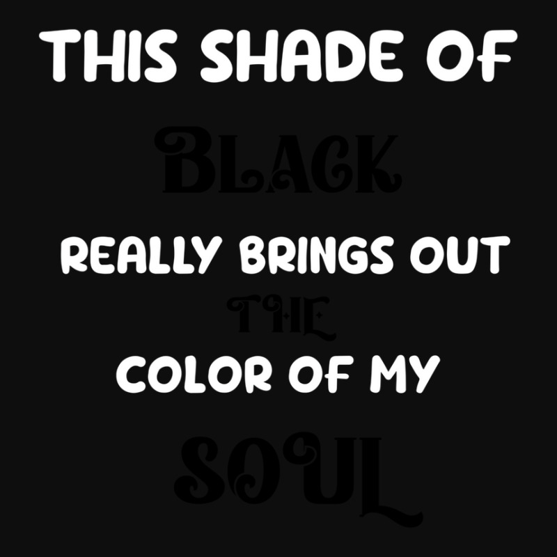 This Shade Of Black Really Brings Out The Color Of My Soul Crop Top by onixpiazzi8 | Artistshot