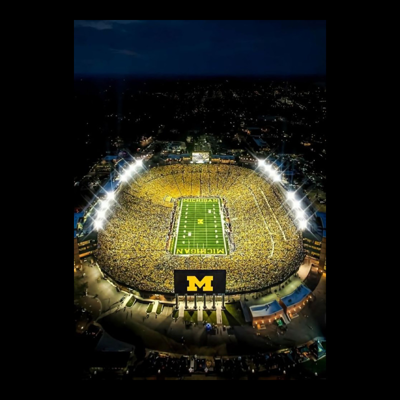 The Michigan Stadium Pocket T-shirt | Artistshot