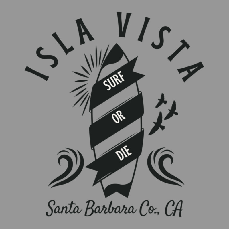 Planche De Surf Rétro Isla Vista Santa Barbara Co. California   Noir Women's V-Neck T-Shirt by akangapiyose9 | Artistshot