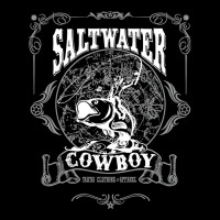 Saltwater Cowboy 1   Quote Vintage Cropped Sweater | Artistshot