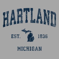 Hartland Michigan Mi Vintage Athletic Navy Sports Design Tank Top Toddler Sweatshirt | Artistshot