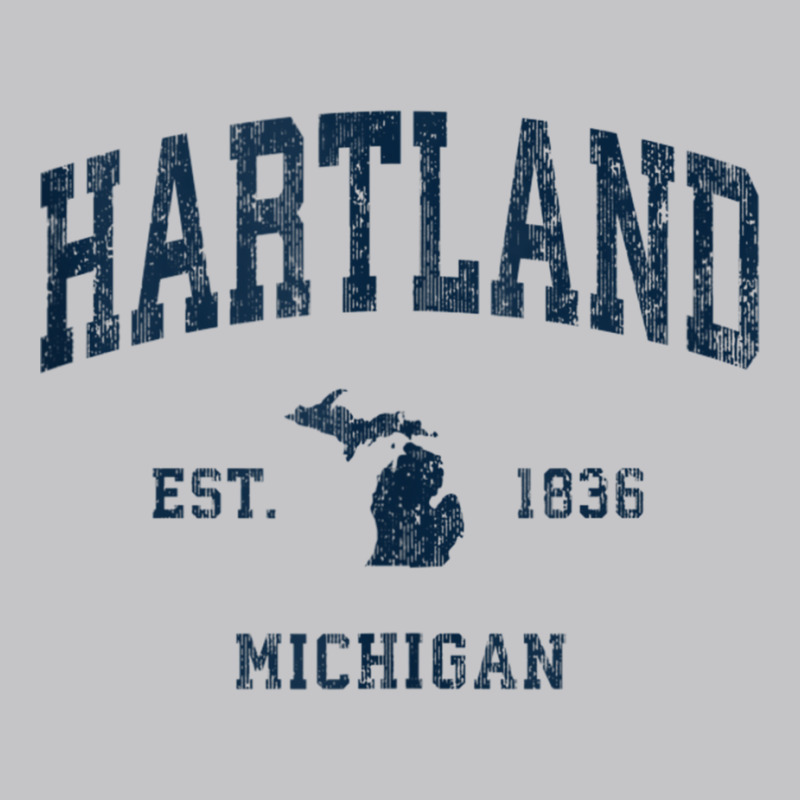 Hartland Michigan Mi Vintage Athletic Navy Sports Design Tank Top Baby Bodysuit by kleebbi | Artistshot