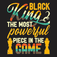 Black King The Most Powerful Piece In The Game Men Boy Premium T-shirt | Artistshot