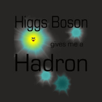 Higgs Boson Gives Me A Hadron Ladies Fitted T-shirt | Artistshot