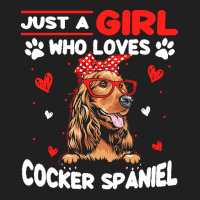 Just A Girl Who Loves Dogs T  Shirt Vintage Just A Girl Who Love Cocke Ladies Polo Shirt | Artistshot