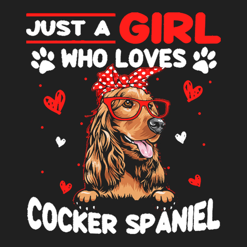 Just A Girl Who Loves Dogs T  Shirt Vintage Just A Girl Who Love Cocke Ladies Polo Shirt by werner05518 | Artistshot