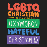 Limited Edition Lgbtq Christian Is Not An Oxymoron Lgbt Pride Gift Drawstring Bags | Artistshot