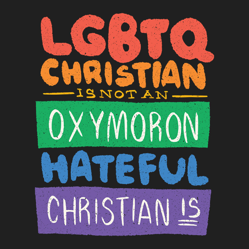 Limited Edition Lgbtq Christian Is Not An Oxymoron Lgbt Pride Gift Drawstring Bags | Artistshot