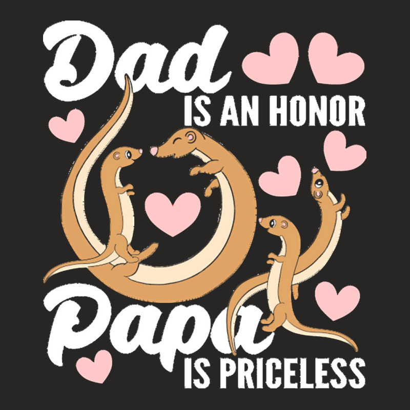 Fathers Day Sayings T  Shirt Being Dad Is An Honor Being Papa Is Price Ladies Fitted T-Shirt by nstanton@gmail.com | Artistshot