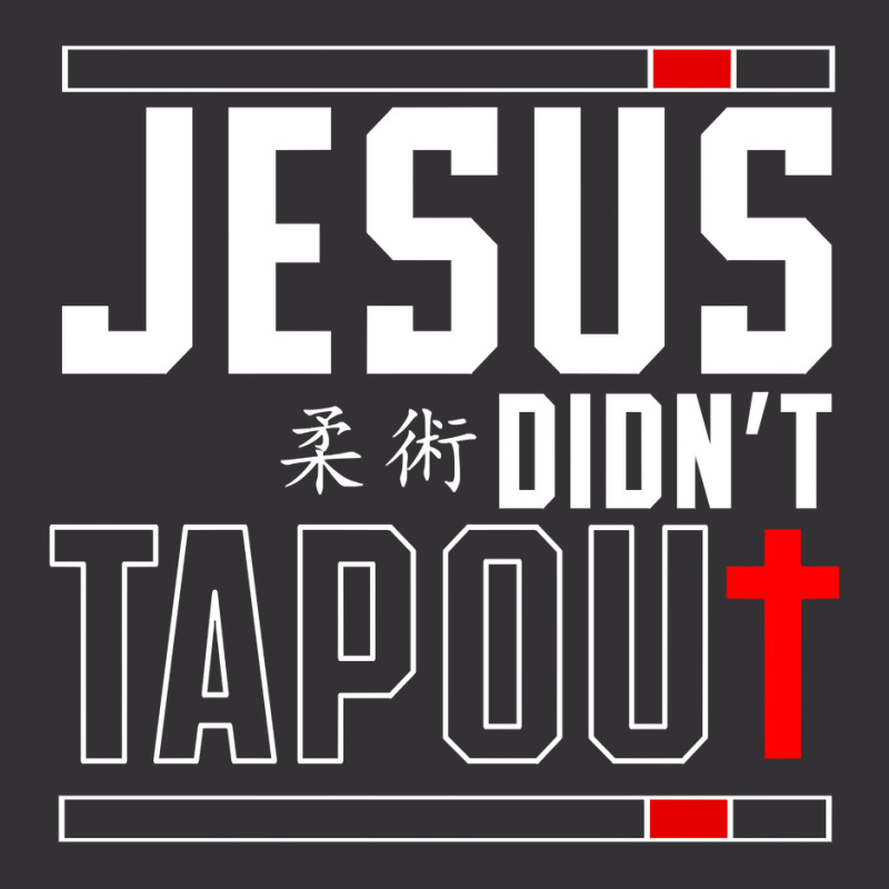 Jiu Jitsu Jesus Faith Christian Jesus Didn't Tap Out Pullover Hoodie Vintage Short by erinlorrai | Artistshot