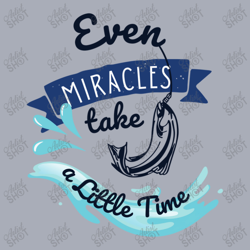 Even Miracles Take A Little Time Quotes Typography Tank Dress by CUSER3575 | Artistshot