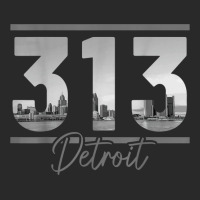 Detroit 313 Area Code Skyline Michigan Vintage Toddler T-shirt | Artistshot