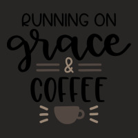 Hot Trend Running On Grace And Coffee Ladies Fitted T-shirt | Artistshot