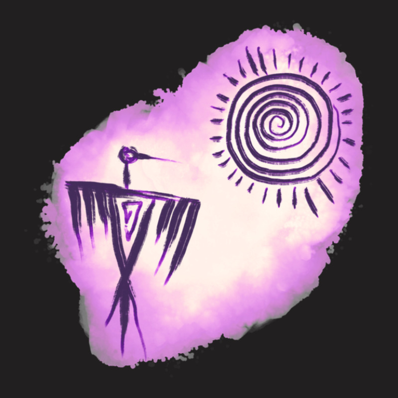 Petroglyph Thunderbird Pinkpurple Blackwhite And Blueteal Availablelov T-shirt | Artistshot