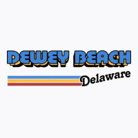 Dewey Beach Delaware Retro Styled Design T-shirt | Artistshot