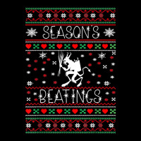 Seasons Beatings Krampus Christmas Demon Goth Holiday T Shirt Cropped Hoodie | Artistshot