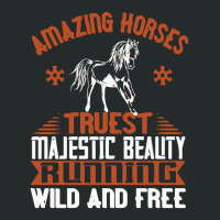 Amazing Horses Truest Majestic Beauty Running Wild And Free Women's Triblend Scoop T-shirt | Artistshot